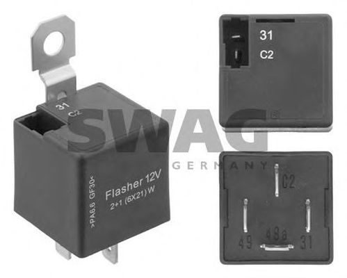 Releu semnalizare AUDI A6 4A C4 SWAG 40 92 2605