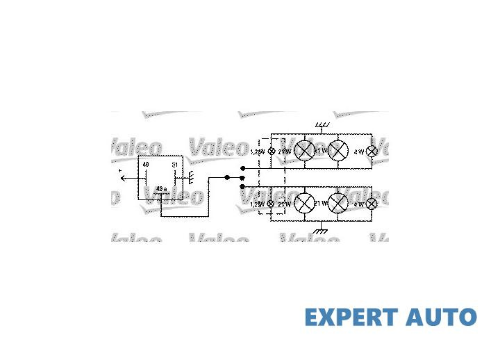 Releu semnalizare / modul semnalizare Audi AUDI V8 (44_, 4C_) 1988-1994 #2 0006040290