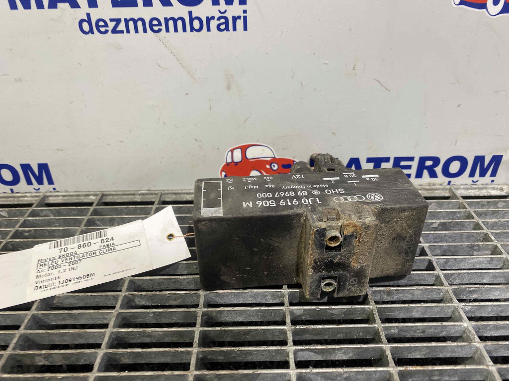 RELEU VENTILATOR CLIMA SKODA FABIA FABIA 1.2 INJ - (2000 2007)