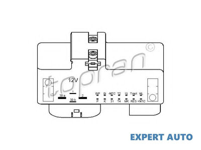 Releu ventilator Volkswagen VW BORA combi (1J6) 19