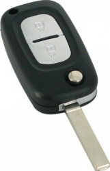 Renault - Carcasa tip cheie briceag cu 2 butoane