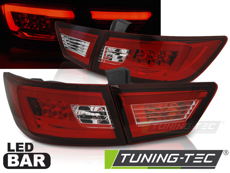 RENAULT CLIO IV 13-16 HATCHBACK LED BAR ROSU WHITE