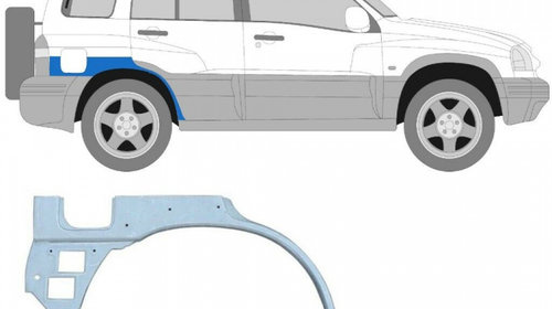 Reparatie Aripa Spate Dreapta BLIC Suzuki Grand Vitara 1 1997-2005 6504-03-6824582P