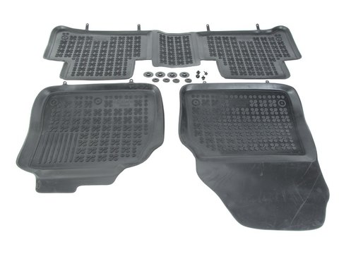 Rezaw-plast set covorase cauciuc negre pt renault scenic,grand scenic dupa 2003-