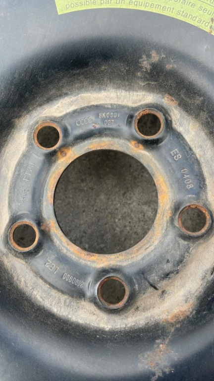 Rezervă slim Audi A4 B8 / A5 8T T125/70