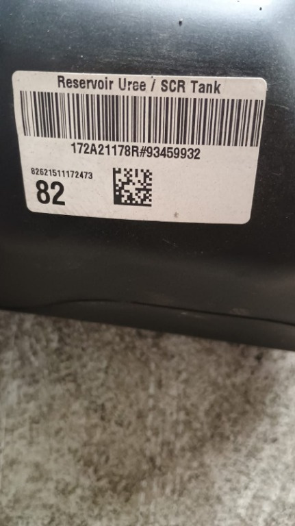 Rezervor AdBlue 172A21178R Opel VIVARO B
