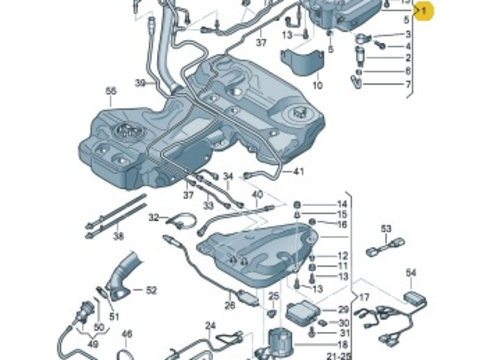 Rezervor AdBlue suplimentar Audi A4 B8 A5 8K0131878 8K0131878A 8K0131878D ⭐⭐⭐⭐⭐