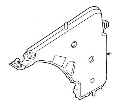 Rezervor spalator parbriz Bmw Seria 1 (F20), 08.2011-06.2015, Seria 1 (F20), 05.2015-, Seria 3/3 Gt (F30/31/34/35), 01.2012-, fara Gura umplere vas spalator, vehicule fara Motoras Spalator faruri, cu senzor nivel lichid, cu gauri pentru 2 pompe spala