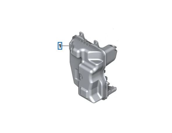 Rezervor spalator parbriz BMW Seria 2 ACTIVE/GRAND TOURER (F45/46), 06.2014-, X1 (F48), 06.2015-, X2 (F39), 03.2018-, MINI COUNTRYMAN, 02.2017-, Fara pompa spalator parbriz, fara sistem spalare far, Fara gura umplere, Cu senzor nivel lichid