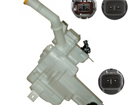Rezervor spalator parbriz Mazda 5 (Cr19), 04.2005-05.2010, Mazda 3 (Bk), 10.2003-07.2009, cu senzor nivel lichid, cu pompa spalator faruri, cu pompa sprit parbriz