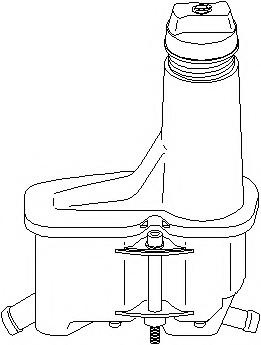 Rezervor, ulei hidraulic servodirectie- VW GOLF Mk III (1H1), VW GOLF Mk III Estate (1H5), SEAT INCA (6K9) - TOPRAN 108 568