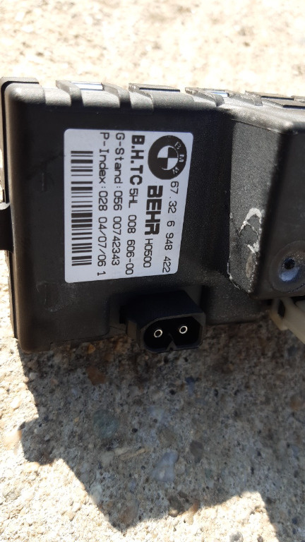 Rezistenta aeroterma BMW E60