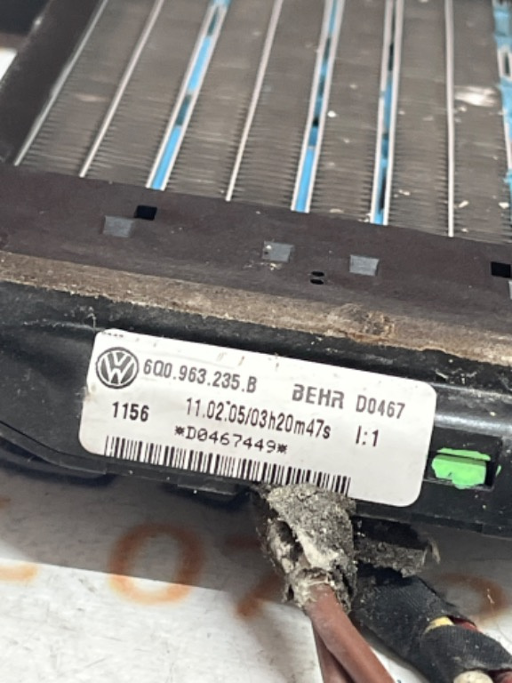 Rezistenta electrica bord 6Q0963235B, Vw