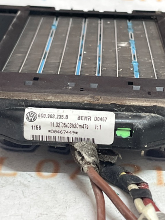 Rezistenta electrica bord 6Q0963235B, Vw