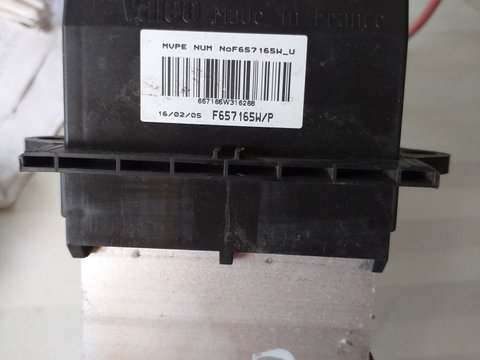 Rezistenta trepte ventilator Dacia Logan cod produs:F657165W