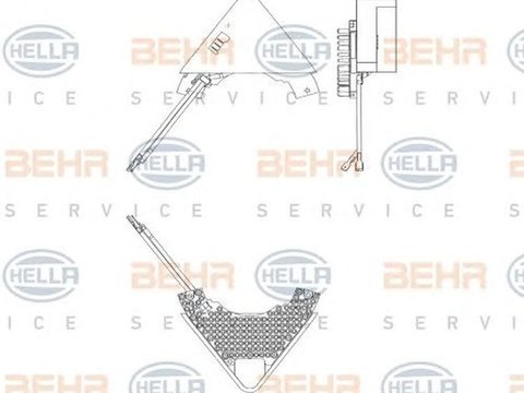 Rezistenta trepte ventilator FIAT SCUDO Combinato 220P HELLA 5HL 351 321-221