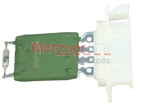 Rezistor ventilator habitaclu 0917228 METZGER pentru Vw Passat Seat Alhambra Seat Leon Vw Touran Skoda Octavia Skoda Superb Vw Jetta Vw Vento Vw Sharan Audi A3 Vw Golf Skoda Laura Vw Tiguan Vw Eos Vw Polo Vw Caddy Vw Cc Vw Beetle Vw Novo Audi Q3 Vw R