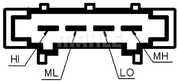Rezistor ventilator habitaclu ABR98000P MAHLE pentru Vw Passat Seat Alhambra Seat Leon Skoda Octavia Vw Sharan Audi A3 Vw Golf Vw Jetta Skoda Superb Vw Tiguan Vw Eos Vw Caddy Vw Vento Vw Cc Vw Beetle Vw Novo Vw Touran Vw Rabbit Seat Altea