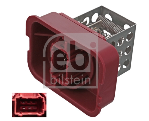 Rezistor, ventilator habitaclu pe partea pasagerului (48926 FEBI BILSTEIN) OPEL,VAUXHALL ASTRA|ASTRA G CLASSIC|ZAFIRA|ZAFIRA, ZAFIRA / ZAFIRA FAMILY