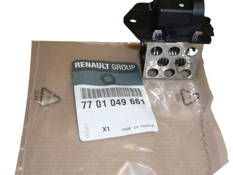 Rezistor ventilator habitaclu Renault Trafic 2 / Opel Vivaro A 7701049661 ( LICHIDARE DE STOC)