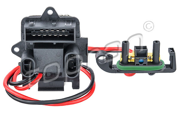 Rezistor, ventilator habitaclu TOPRAN 208259 se potriveste la RENAULT TRAFIC II platou / sasiu (EL) 2001 2002 2003 2004 2005 2006 2007 2008 2009 2010 2011 2012