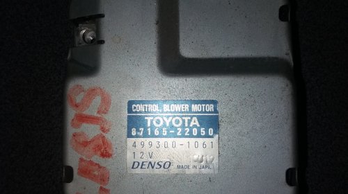 Rezistor ventilator habitaclu Toyota cod