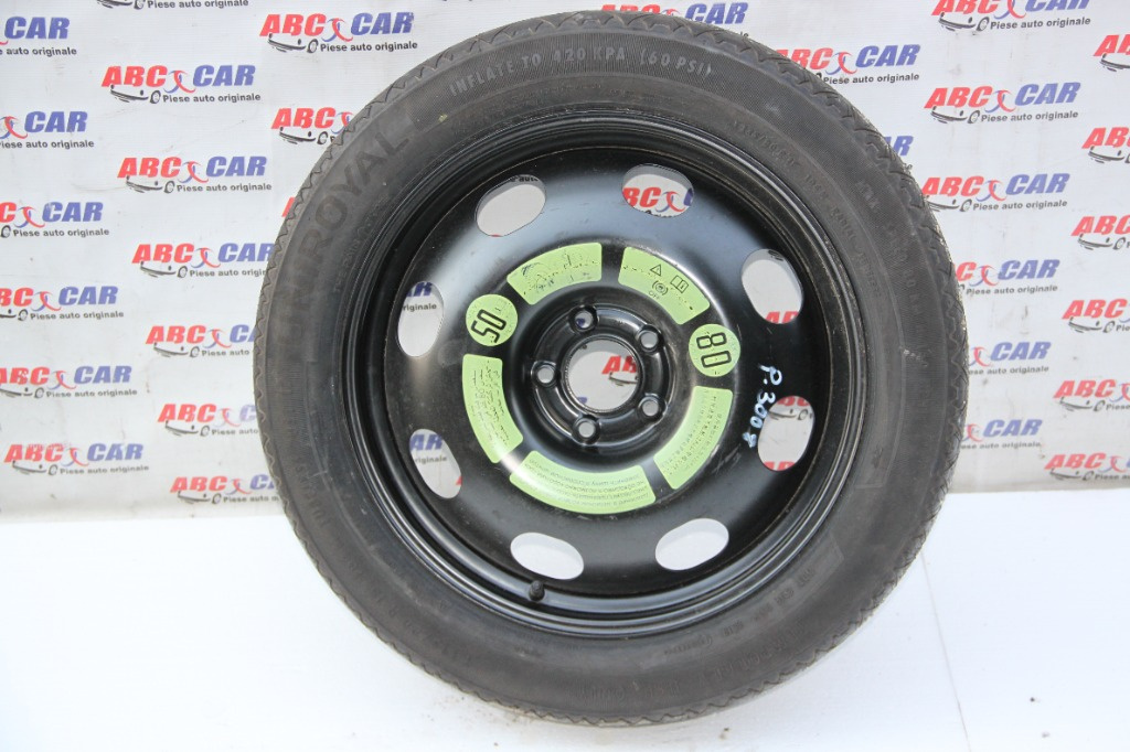 Roata de rezerva slim R18 Peugeot 3008 2009-2016