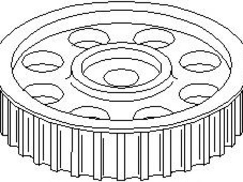 Roata dintata, ax cu came AUDI 500 (43, C2), AUDI 500 (44, 44Q, C3), AUDI 100 limuzina (4A, C4) - TOPRAN 110 375