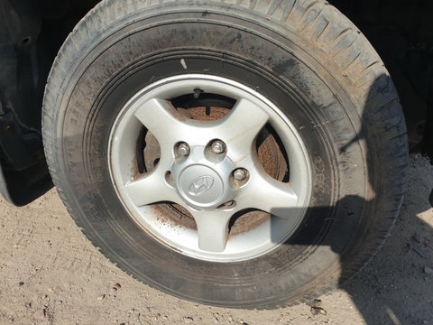 Roata Janta Aliaj Rezerva cu Anvelopa Michelin M+S Dot 2015 225 75 15 R15 Hyundai Terracan 2001 - 2007 [C2816]