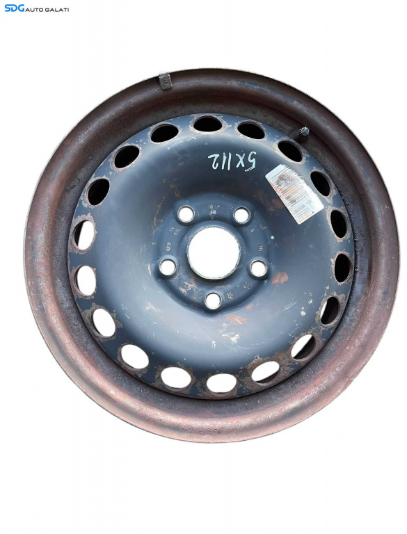 Roata Janta Tabla Rezerva 6Jx15H2 ET47 5x112 Volkswagen Passat B5 1997 – 2001 Cod 1K0601027C [B4204]