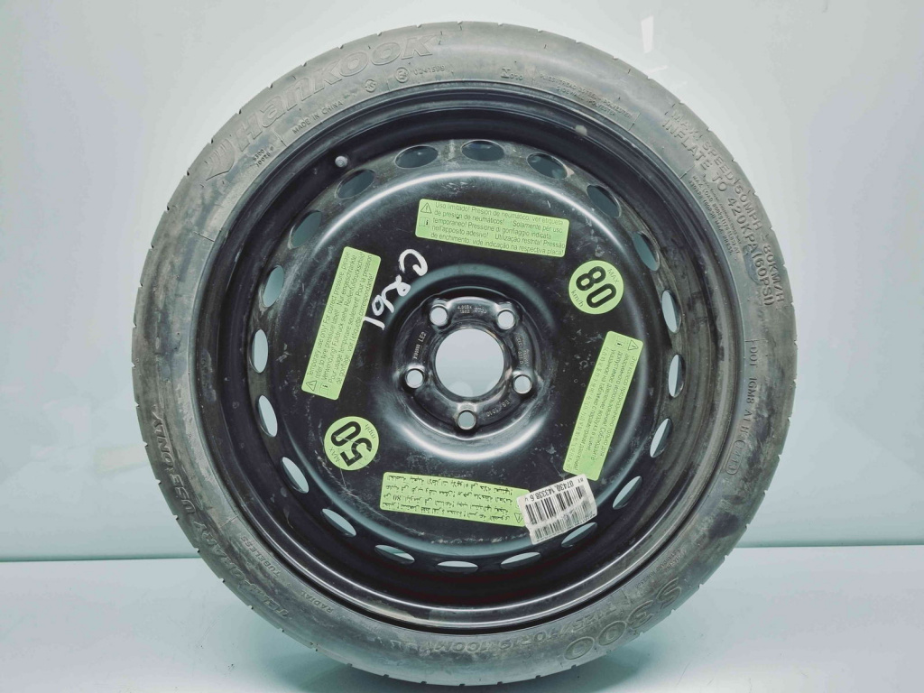 Roata rezerva Audi A5 Sportback (8TA) [Fabr 2009-2015] T125 / 70 / R19