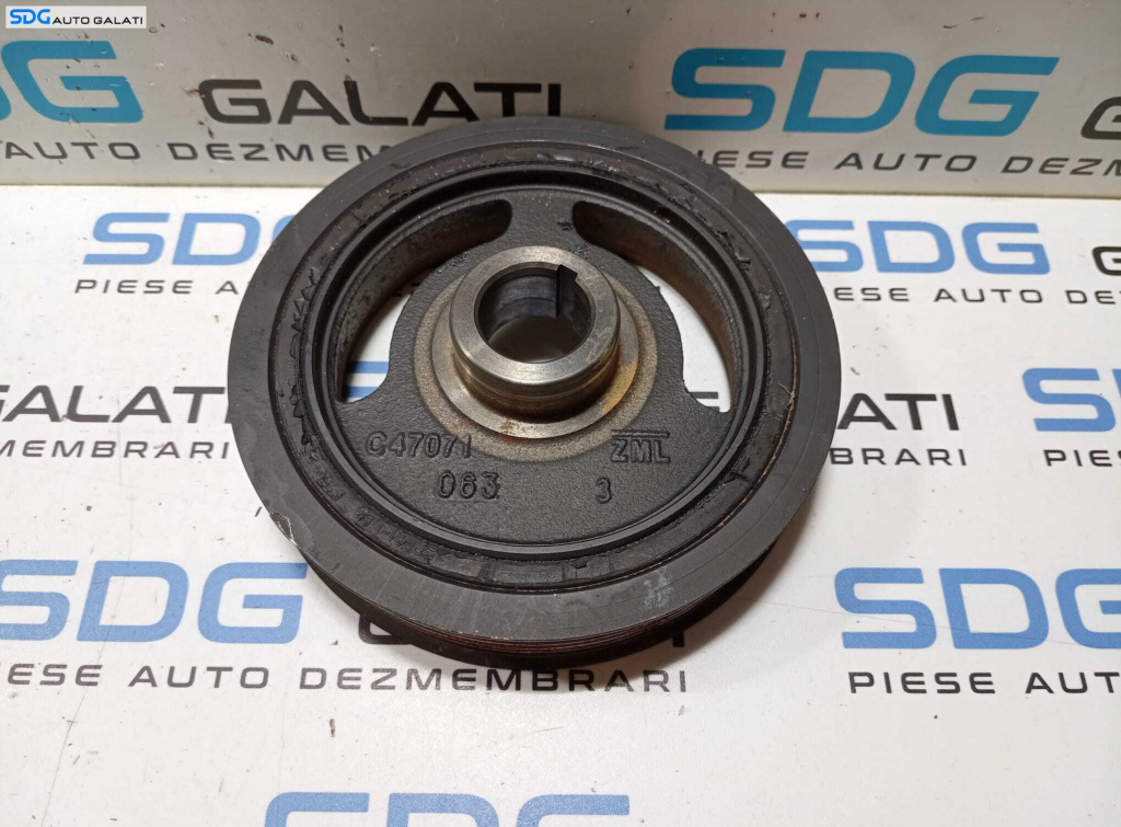 Rola Fulie Motor Vibrochen Arbore Cotit Dacia Sandero 2 0.9 TCE 2012 - 2020 Cod 123038614R C47071 [M5597]