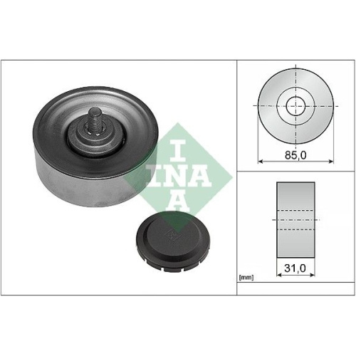 Rola ghidaj Bmw Seria 5 (E60), 12.2001-03.2010, Seria 6 (E63), 01.2004-12.2010, Motorizare 3.0 d, INA