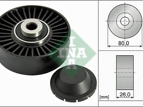 Rola ghidaj curea transmisie FIAT IDEA (350_) (2003 - 2016) INA 532 0370 20