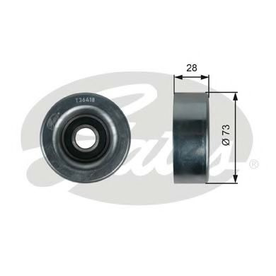 Rola ghidaj curea transmisie MAZDA 3 (BL) (2008 - 2016) GATES T36418