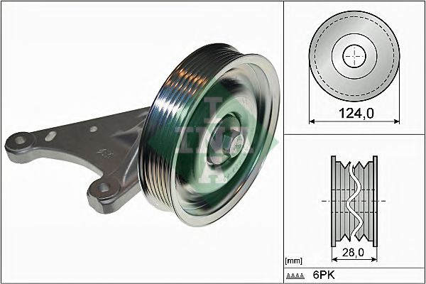 Rola ghidaj curea transmisie PEUGEOT 508 SW (2010 - 2016) INA 532 0773 10