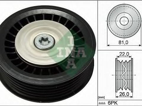 Rola ghidaj curea transmisie RENAULT CAPTUR (2013 - 2016) INA 532 0678 10