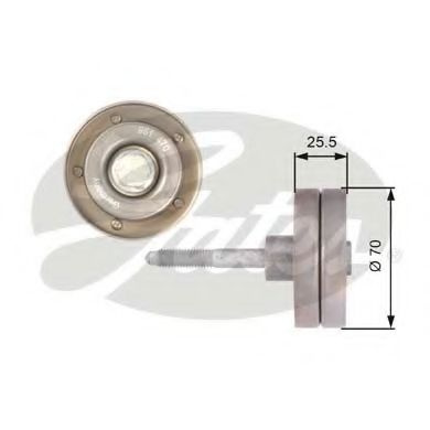 Rola ghidaj curea transmisie SEAT IBIZA V ST (6J8, 6P8) (2010 - 2016) GATES T36382