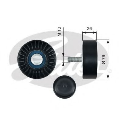 Rola ghidaj curea transmisie SEAT LEON (1P1) (2005 - 2012) GATES T36485