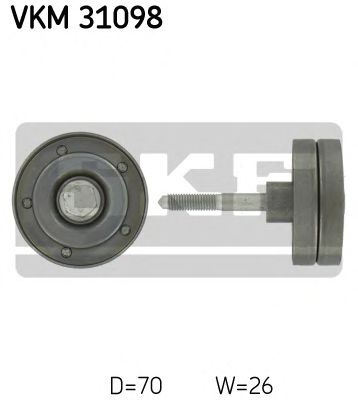 Rola ghidaj curea transmisie VW EOS (1F7, 1F8) (2006 - 2016) SKF VKM 31098