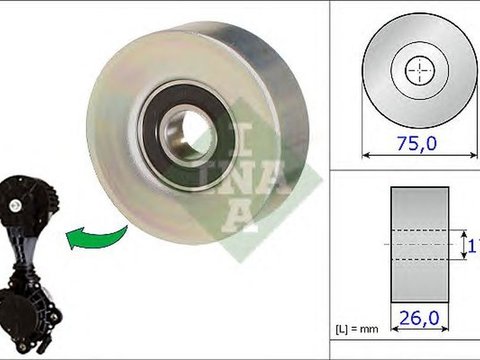 Rola ghidare BMW 3 Touring F31 INA 532067610