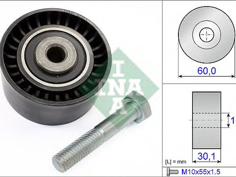 Rola ghidare conducere curea distributie 532 0020 10 INA pentru CitroEn Ax CitroEn Xm Peugeot 605 Peugeot 106 CitroEn Xantia Peugeot 406 CitroEn Saxo Peugeot 806 CitroEn Evasion CitroEn Synergie CitroEn Zx Fiat Ulysse Rover 100 Peugeot 306 CitroEn Xs