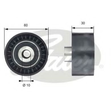 Rola ghidare/conducere, curea distributie LAND ROVER DISCOVERY SPORT (LC) (2014 - 2016) GATES T42199 piesa NOUA