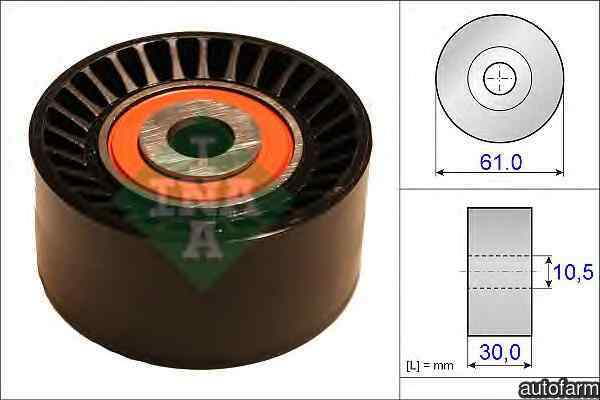 Rola ghidare/conducere curea distributie PEUGEOT 308 II INA 532 0624 10