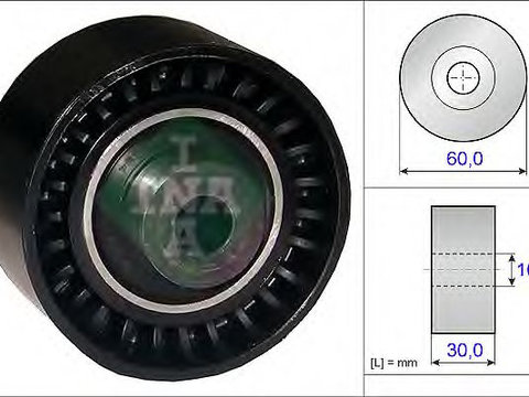 Rola ghidare/conducere, curea distributie PEUGEOT 206 CC (2D) (2000 - 2016) INA 532 0289 10