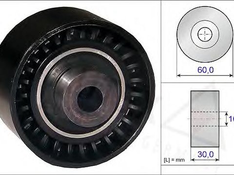 Rola ghidare/conducere, curea distributie PEUGEOT 806 (221), Citroen SYNERGIE (22, U6), FIAT ULYSSE (220) - AUTEX 651759