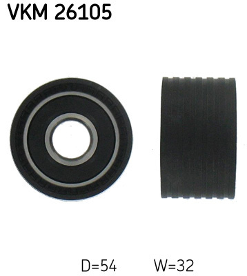 Rola ghidare conducere curea distributie # Renault Duster 2012 2013 2014 2015 2016 2017 2018 2019 2020 2021 2022 2023 2024 2025 # VKM 26105 # SKF