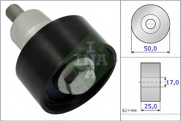 Rola ghidare/conducere, curea distributie SKODA SUPERB III Combi (3V5) (2015 - 2016) INA 532 0753 10 piesa NOUA