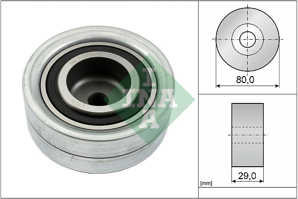 Rola ghidare/conducere, curea distributie (532011110 INA) AUDI,SEAT,SKODA,VW,VW (FAW)