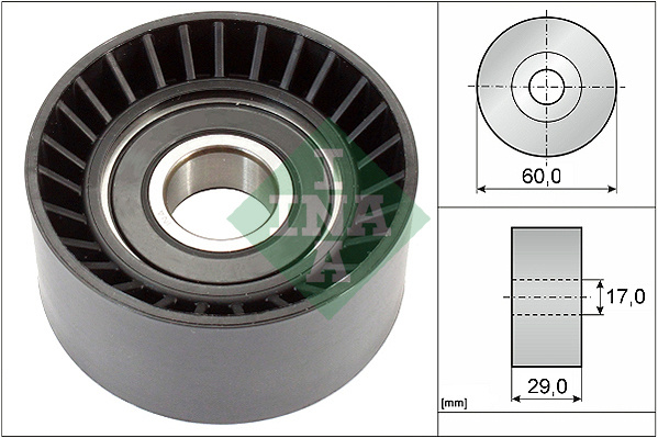 Rola ghidare/conducere, curea transmisie (532036420 INA) DACIA,MITSUBISHI,NISSAN,OPEL,RENAULT,VAUXHALL